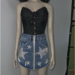 Star mini skirt